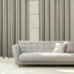 DAS HOME ΚΟΥΡΤΙΝΑ ΜΕ ΚΡΙΚΟΥΣ 140Χ270 2260 ΣΠΑΓΓΙ ΣΚΟΥΡΟ DAS HOME