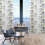 DAS HOME 2063 ΚΟΥΡΤΙΝΑ 140Χ280 ΜΕ ΤΡΟΥΚΣ ΓΚΡΙ, ΛΑΧΑΝΙ, ΡΟΖ DAS HOME