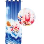 DAS KIDS 2122 ΚΟΥΡΤΙΝΑ-ΚΡΙΚΟΥΣ 140Χ280 ΜΠΛΕ, ΣΙΕΛ, ΣΟΜΟΝ DAS HOME - Image 2
