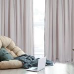 DAS HOME ΚΟΥΡΤΙΝΑ 300Χ270 ΜΕ ΤΡΕΣΑ 2196 ΓΚΡΙ DAS HOME