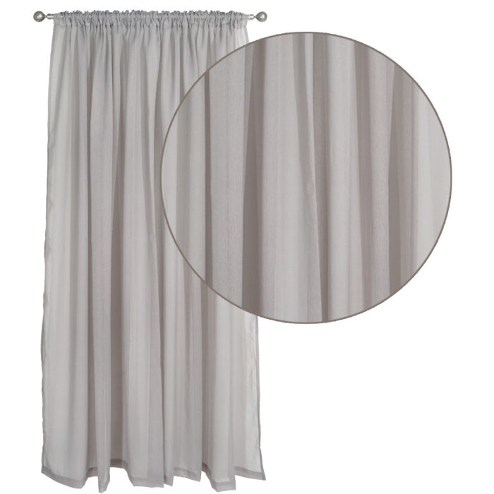 DAS HOME ΚΟΥΡΤΙΝΑ 300Χ270 ΜΕ ΤΡΕΣΑ 2196 ΓΚΡΙ DAS HOME - Image 2