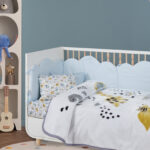 DAS BABY ΚΟΥΒΕΡΤΑ VELOUR ΚΟΥΝΙΑΣ RELAX 4977 MINT, TAUPE DAS HOME - Image 2