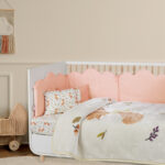 DAS BABY ΚΟΥΒΕΡΤΑ VELOUR ΚΟΥΝΙΑΣ RELAX 4978 BEIGE, TERACOTTA DAS HOME - Image 2
