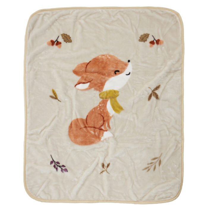 DAS BABY ΚΟΥΒΕΡΤΑ VELOUR ΚΟΥΝΙΑΣ RELAX 4978 BEIGE, TERACOTTA DAS HOME - Image 3