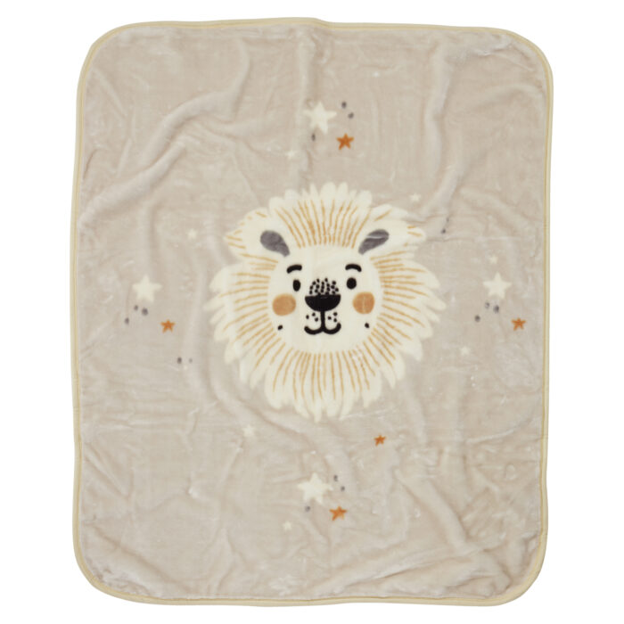 DAS BABY ΚΟΥΒΕΡΤΑ VELOUR ΚΟΥΝΙΑΣ RELAX 4979 TAUPE DAS HOME - Image 3