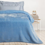 DAS KIDS ΚΟΥΒΕΡΤΑ VELOUR MONH 0291 BABY BLUE DAS HOME