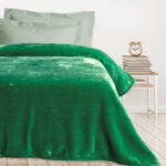 DAS KIDS ΚΟΥΒΕΡΤΑ VELOUR MONH 0293 GREEN DAS HOME