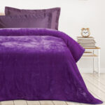 DAS KIDS ΚΟΥΒΕΡΤΑ VELOUR MONH 0296 PURPLE DAS HOME