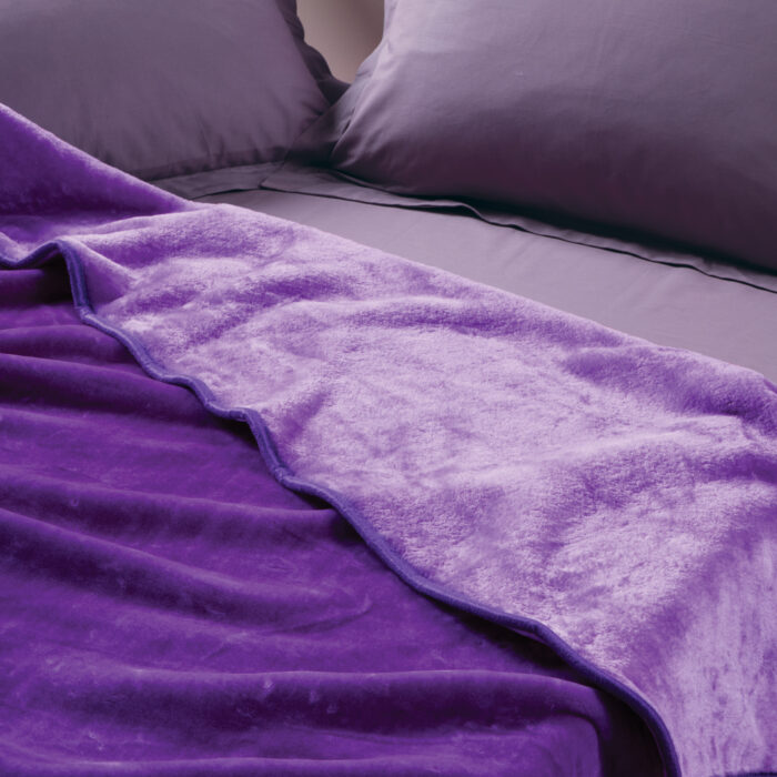 DAS KIDS ΚΟΥΒΕΡΤΑ VELOUR MONH 0296 PURPLE DAS HOME - Image 2