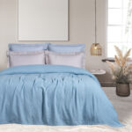DAS HOME ΚΟΥΒΕΡΤΑ ΠΙΚΕ 220X240 0489 ΜΠΛΕ DAS HOME