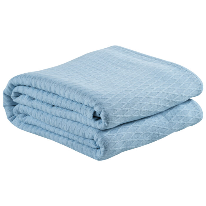 DAS HOME ΚΟΥΒΕΡΤΑ ΠΙΚΕ 220X240 0489 ΜΠΛΕ DAS HOME - Image 2
