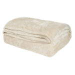 DAS HOME ΚΟΥΒΕΡΤΑ VELOUR ΥΠΕΡΔΙΠΛΗ 1341 IVORY DAS HOME - Image 2