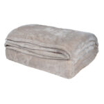 DAS HOME ΚΟΥΒΕΡΤΑ VELOUR ΥΠΕΡΔΙΠΛΗ 1345 BEIGE DAS HOME - Image 2