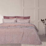 DAS HOME ΚΟΥΒΕΡΤΑ VELOUR ΥΠΕΡΔΙΠΛΗ 1346 PINK DAS HOME