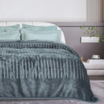 DAS HOME ΚΟΥΒΕΡΤΑ VELOUR ΥΠΕΡΔΙΠΛΗ 1349 DARK GREY DAS HOME