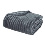 DAS HOME ΚΟΥΒΕΡΤΑ VELOUR ΥΠΕΡΔΙΠΛΗ 1349 DARK GREY DAS HOME - Image 2