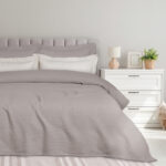 DAS HOME ΚΟΥΒΕΡΤΑ ΠΙΚΕ 240X260 0495 TAUPE DAS HOME