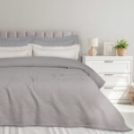 DAS HOME ΚΟΥΒΕΡΤΑ ΠΙΚΕ 240X260 0496 GREY DAS HOME