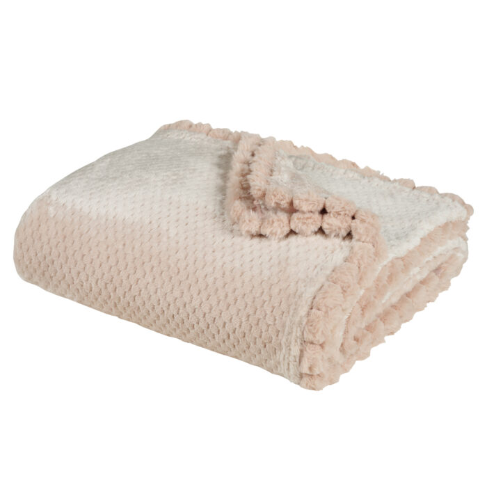 DAS HOME ΚΟΥΒΕΡΤΑ FLEECE 130Χ170 1185 PINK DAS HOME - Image 2
