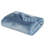 DAS HOME ΚΟΥΒΕΡΤΑ FLEECE 130Χ170 1186 DUSTY BLUE DAS HOME - Image 2
