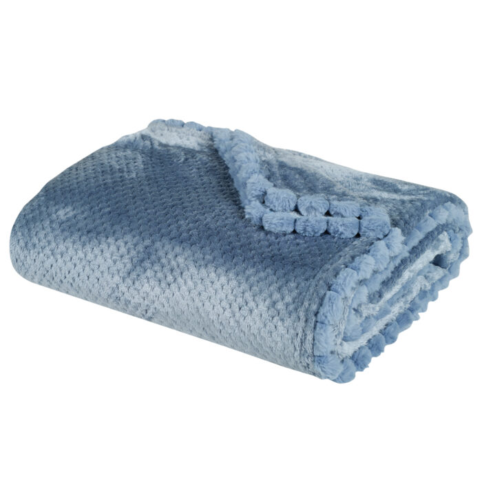 DAS HOME ΚΟΥΒΕΡΤΑ FLEECE 130Χ170 1186 DUSTY BLUE DAS HOME - Image 2