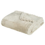 DAS HOME ΚΟΥΒΕΡΤΑ FLEECE 130Χ170 1187 BEIGE DAS HOME - Image 2