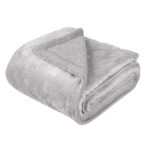DAS HOME ΚΟΥΒΕΡΤΑ FLEECE 130Χ170 CHRISTMAS 1373 GREY DAS HOME - Image 2