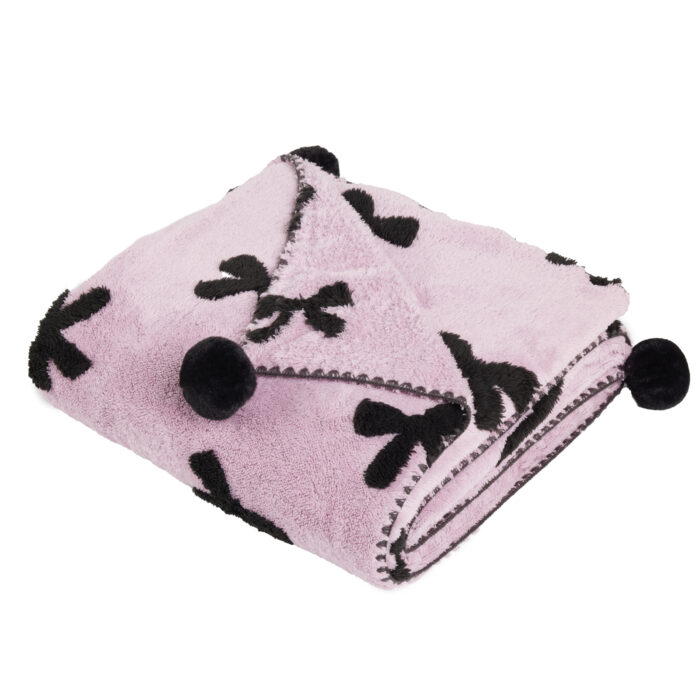 DAS HOME ΚΟΥΒΕΡΤΑ ΚΑΝΑΠΕ JACQUARD FLEECE 1381 LILAC DAS HOME - Image 2