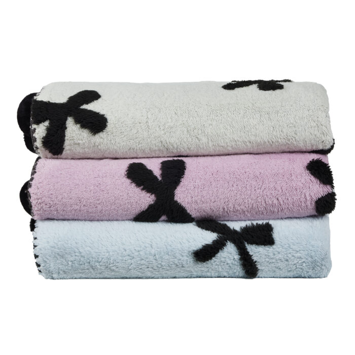 DAS HOME ΚΟΥΒΕΡΤΑ ΚΑΝΑΠΕ JACQUARD FLEECE 1381 LILAC DAS HOME - Image 3