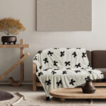 DAS HOME ΚΟΥΒΕΡΤΑ ΚΑΝΑΠΕ JACQUARD FLEECE 1382 BEIGE DAS HOME