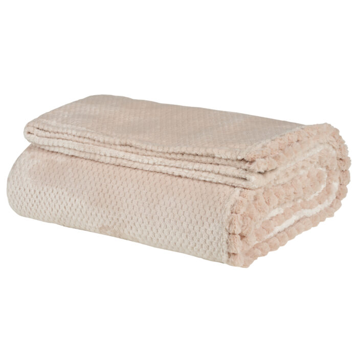 DAS HOME ΚΟΥΒΕΡΤΑ FLEECE 160Χ220 1185 PINK DAS HOME - Image 2