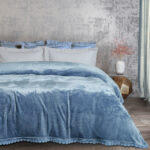 DAS HOME ΚΟΥΒΕΡΤΑ FLEECE 160Χ220 1186 DUSTY BLUE DAS HOME