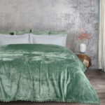 DAS HOME ΚΟΥΒΕΡΤΑ FLEECE 220Χ240 1184 DARK MINT DAS HOME