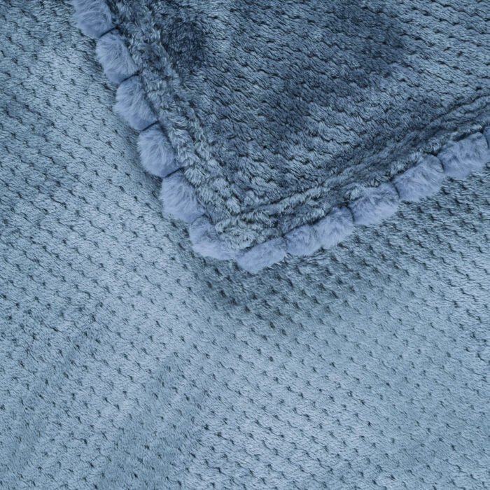 DAS HOME ΚΟΥΒΕΡΤΑ FLEECE 220Χ240 1186 DUSTY BLUE DAS HOME - Image 3