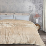 DAS HOME ΚΟΥΒΕΡΤΑ FLEECE 220Χ240 1187 BEIGE DAS HOME