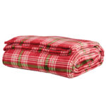 DAS HOME ΚΟΥΒΕΡΤΑ FLEECE 220Χ240 1361 GREEN, RED DAS HOME - Image 2