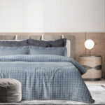 DAS HOME ΚΟΥΒΕΡΤΑ BUBBLE FLEECE 220Χ240 1371 LIGHT BLUE DAS HOME