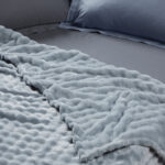 DAS HOME ΚΟΥΒΕΡΤΑ BUBBLE FLEECE 220Χ240 1371 LIGHT BLUE DAS HOME - Image 2