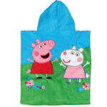 ΠΟΝΤΣΟ ΘΑΛΑΣΣΗΣ 50Χ115 PEPPA PIG 5869 ΓΑΛΑΖΙΟ, ΠΡΑΣΙΝΟ, ΡΟΖ DAS HOME - Image 2