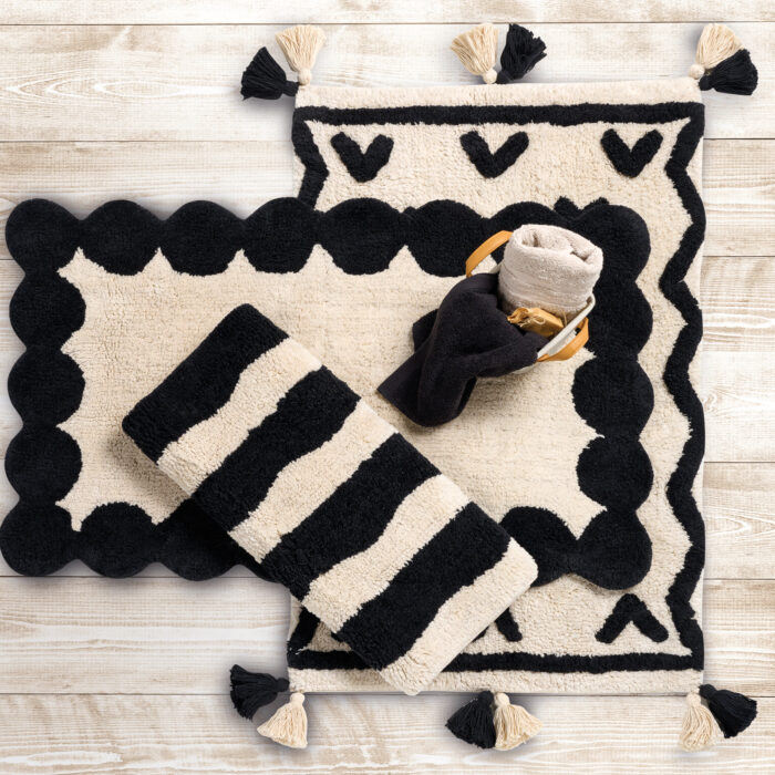DAS HOME ΤΑΠΕΤΟ 50Χ80 0767 BLACK, IVORY DAS HOME - Image 2