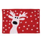 DAS HOME ΤΑΠΕΤΟ ΜΠΑΝΙΟΥ 50Χ80 CHRISTMAS 0850 RED DAS HOME