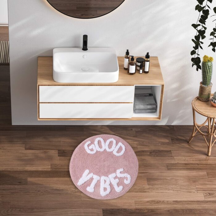DAS HOME ΤΑΠΕΤΟ Φ.60 0681 ΛΕΥΚΟ, ΡΟΖ DAS HOME - Image 3