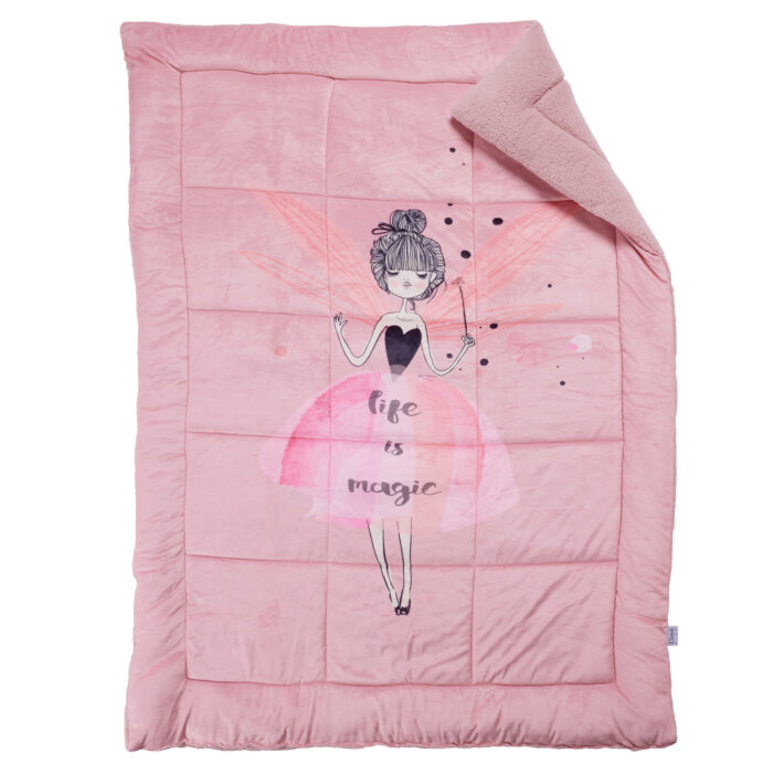 DAS KIDS ΚΟΥΒΕΡΤΟΠΑΠΛΩΜΑ 160Χ220 4973 PINK DAS HOME - Image 2