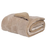 DAS HOME ΚΟΥΒΕΡΤΟΠΑΠΛΩΜΑ SHERPA ΥΠΕΡΔΙΠΛΟ 1367 TAUPE DAS HOME - Image 3