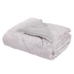 DAS HOME VELVET ΚΟΥΒΕΡΤΟΠΑΠΛΩΜΑ SHERPA ΥΠΕΡΔΙΠΛΟ 1376 GREY DAS HOME - Image 3