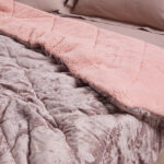 DAS HOME VELVET ΚΟΥΒΕΡΤΟΠΑΠΛΩΜΑ SHERPA ΥΠΕΡΔΙΠΛΟ 1377 NUDE DAS HOME - Image 2
