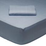 DAS HOME ΣΕΝΤΟΝΙ ΜΟΝΟ ΜΕ ΛΑΣΤΙΧΟ 100*200+35 DUSTY BLUE 1006 DUSTY BLUE DAS HOME