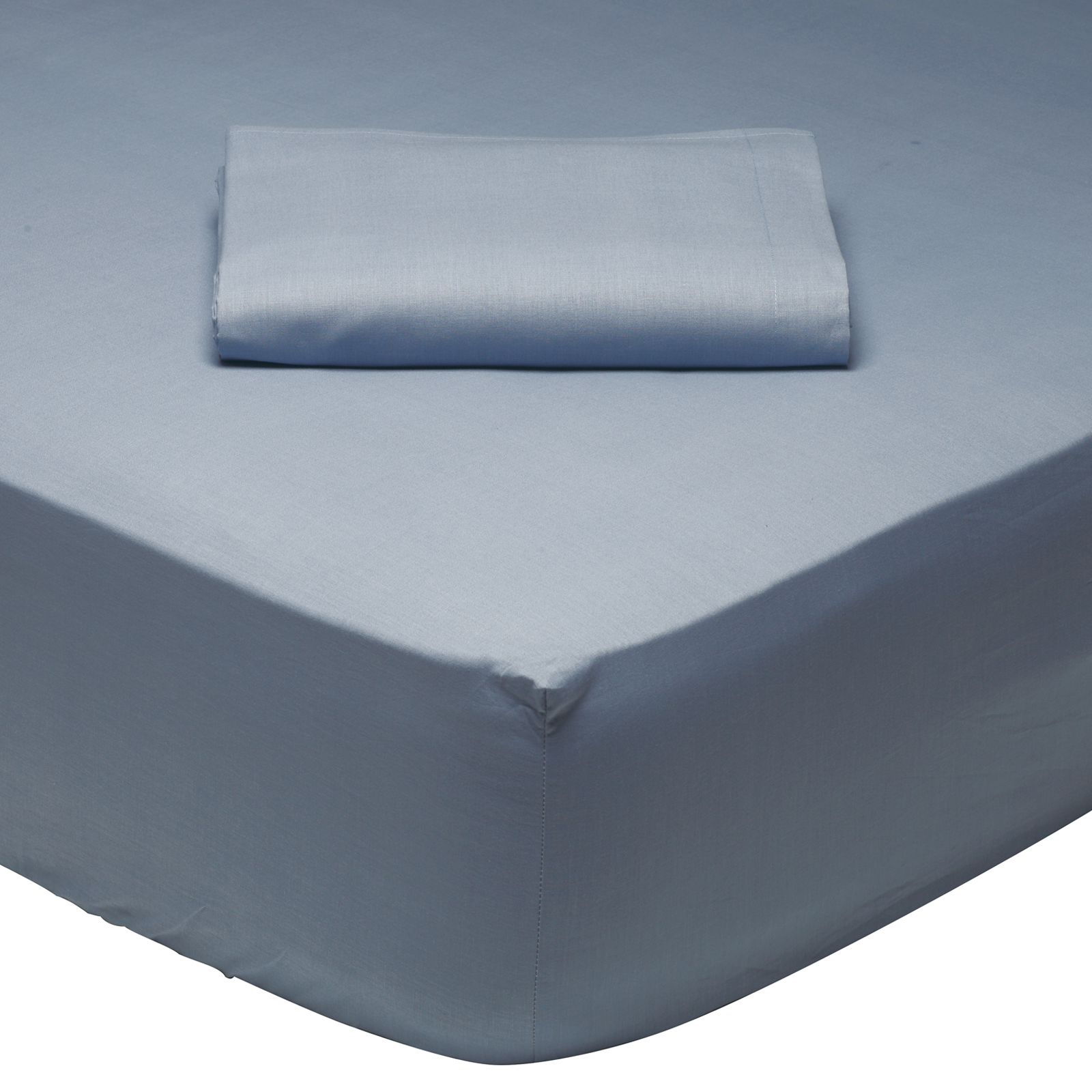 422410031006-1.jpg DAS HOME ΣΕΝΤΟΝΙ ΜΟΝΟ ΜΕ ΛΑΣΤΙΧΟ 100*200+35 DUSTY BLUE 1006 DUSTY BLUE DAS HOME - Image 1