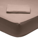 DAS HOME 1003 ΣΕΝΤΟΝΙ ΗΜΙΔΙΠΛΟ ΜΕ ΛΑΣΤΙΧΟ 120*200+35 DARK NUDE DARK NUDE DAS HOME