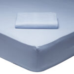 DAS HOME ΣΕΝΤΟΝΙ ΗΜΙΔΙΠΛΟ ΜΕ ΛΑΣΤΙΧΟ 120*200+35 BABY BLUE 1005 BABY BLUE DAS HOME